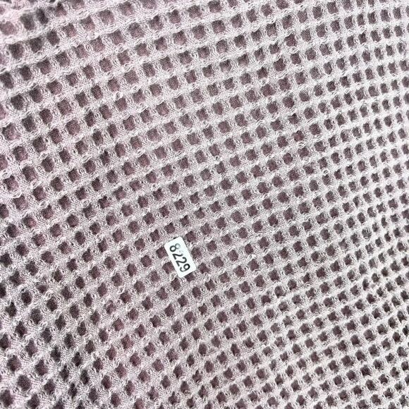 Focus Cardigan Sweater Womens Purple Waffle Texture Button-Front lagenlook - Picture 13 of 13